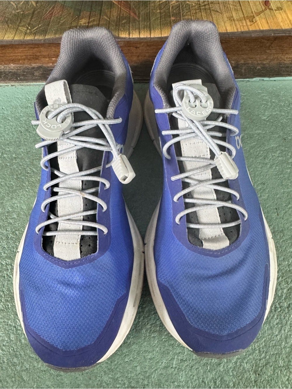 On Cloud Nova Running Men's Blue Athletic Sneakers with Gray Accents